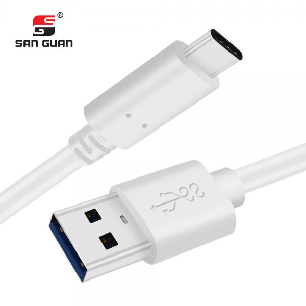 Picture of USB 3.0 Type C cable PVC（white）